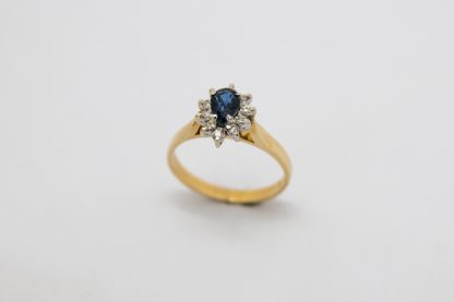 9ct Sapphire and Diamond Ring_0