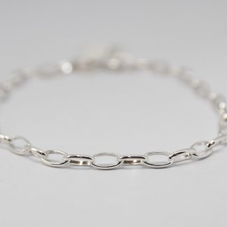 Stg Oval Belcher Bracelet_0