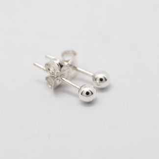 Stg/silver Stud Earrings_0