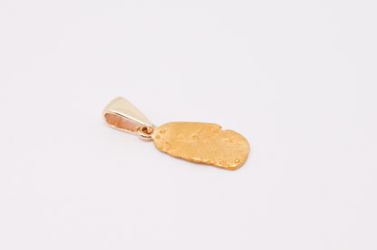 Gold Nugget Pendant With 9ct bail_0