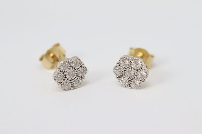Diamond Cluster Earrings_0