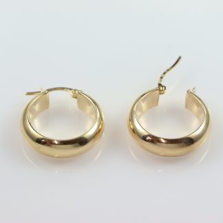 9ct Gold Hoop Earrings_0