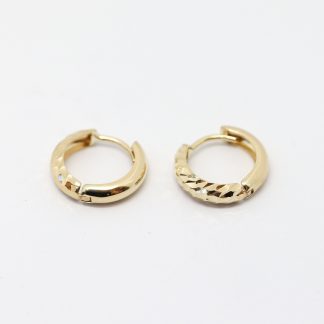 9ct Gold Huggie Earrings_0