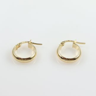 9ct Yellow Gold Hoops_0