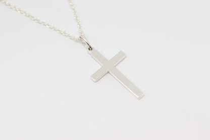 Stg/silver cross pendant_0