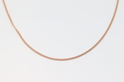 Stg/silver Rose Gold Plate Chain_0