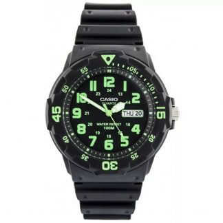 Casio Youth Green & Black Resin Quartz Watch_0
