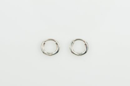 Stg/silver Huggie Earrings_0