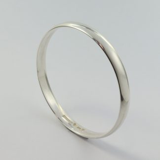 Stg Handcrafted Bangle 6mmx2mm Size 4_0