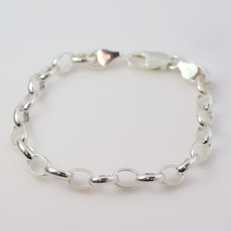 Stg/silver Belcher Bracelet_0