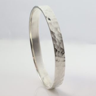 Stg Flat Hammered Finish Bangle_0