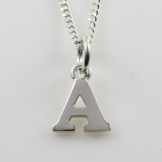 Stg Letter A Pendant_0