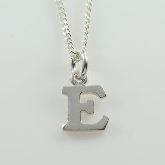 Stg Letter E Pendant_0