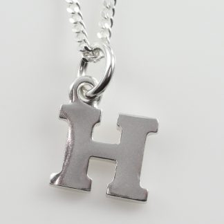 Stg Letter H Pendant_0