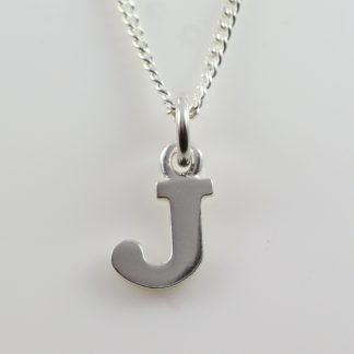 Stg Letter J Pendant_0