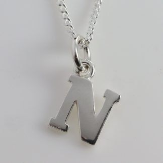 Stg Letter N Pendant_0