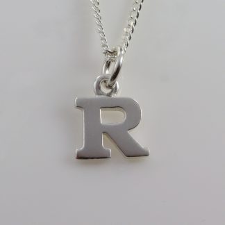 Stg Letter R Pendant_0