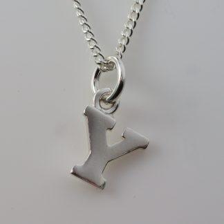 Stg Letter Y Pendant_0