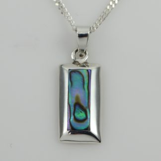 Stg/silver Paua Pendant_0
