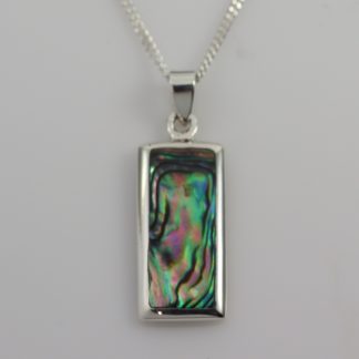 Stg/silver Paua Pendant_0