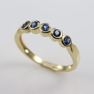 9ct Sapphire Dress Ring_0