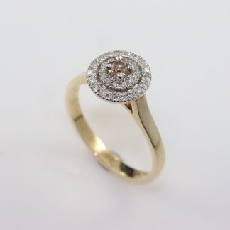 9ct Diamond Cluster Ring_0