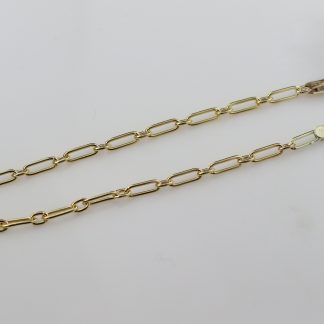9ct Figaro Paperclip Bracelet_0