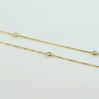 9ct Lab Grown Diamond Necklace_0