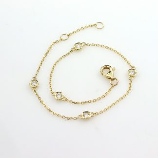 9ct Lab Grown Diamond Bracelet_0