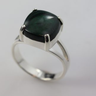 Stg/silver Malachite Ring_0