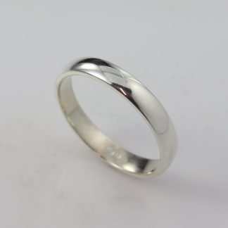 Stg/silver Plain Band_0