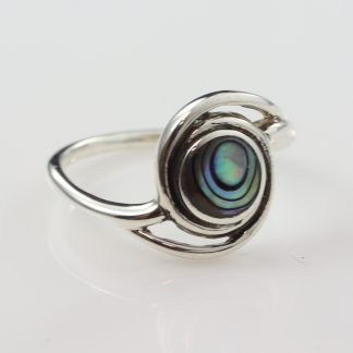 Stg/silver Paua Ring_0