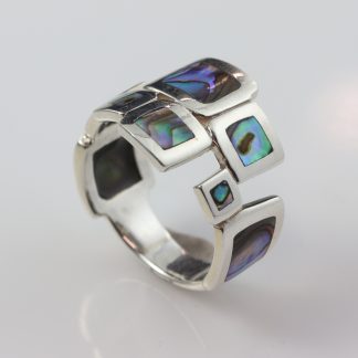 Stg/silver Paua Ring_0