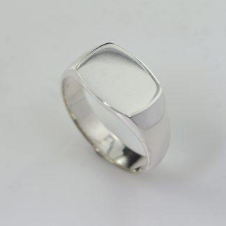 Stg Gents Barrel Signet Ring_0
