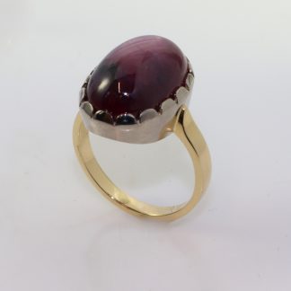 9ct Gold & Star Ruby Ring_0