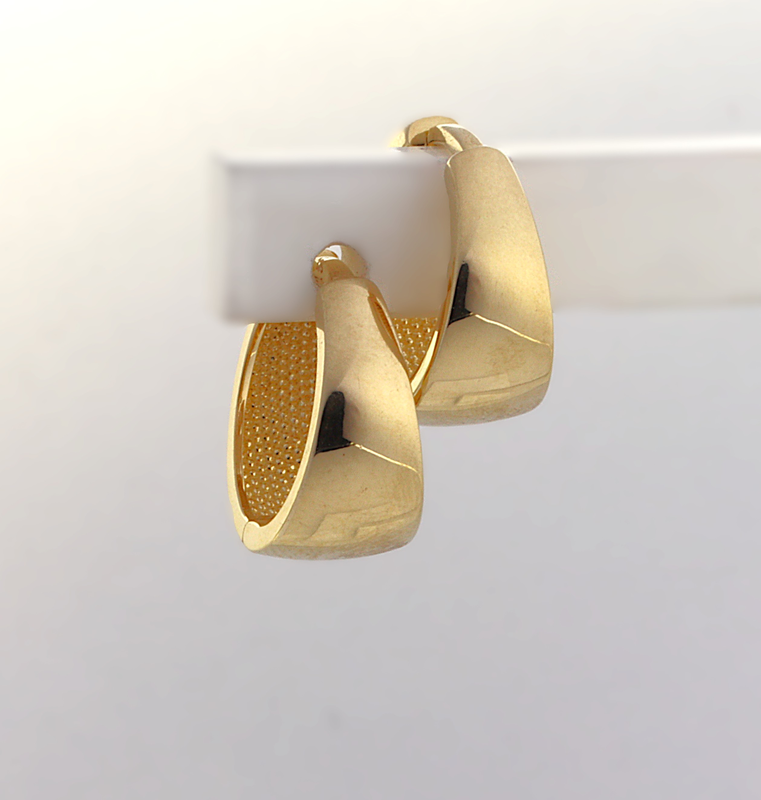 9ct Yellow Gold Huggie Earrings_0