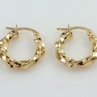 9ct Gold Hoop Earrings_0