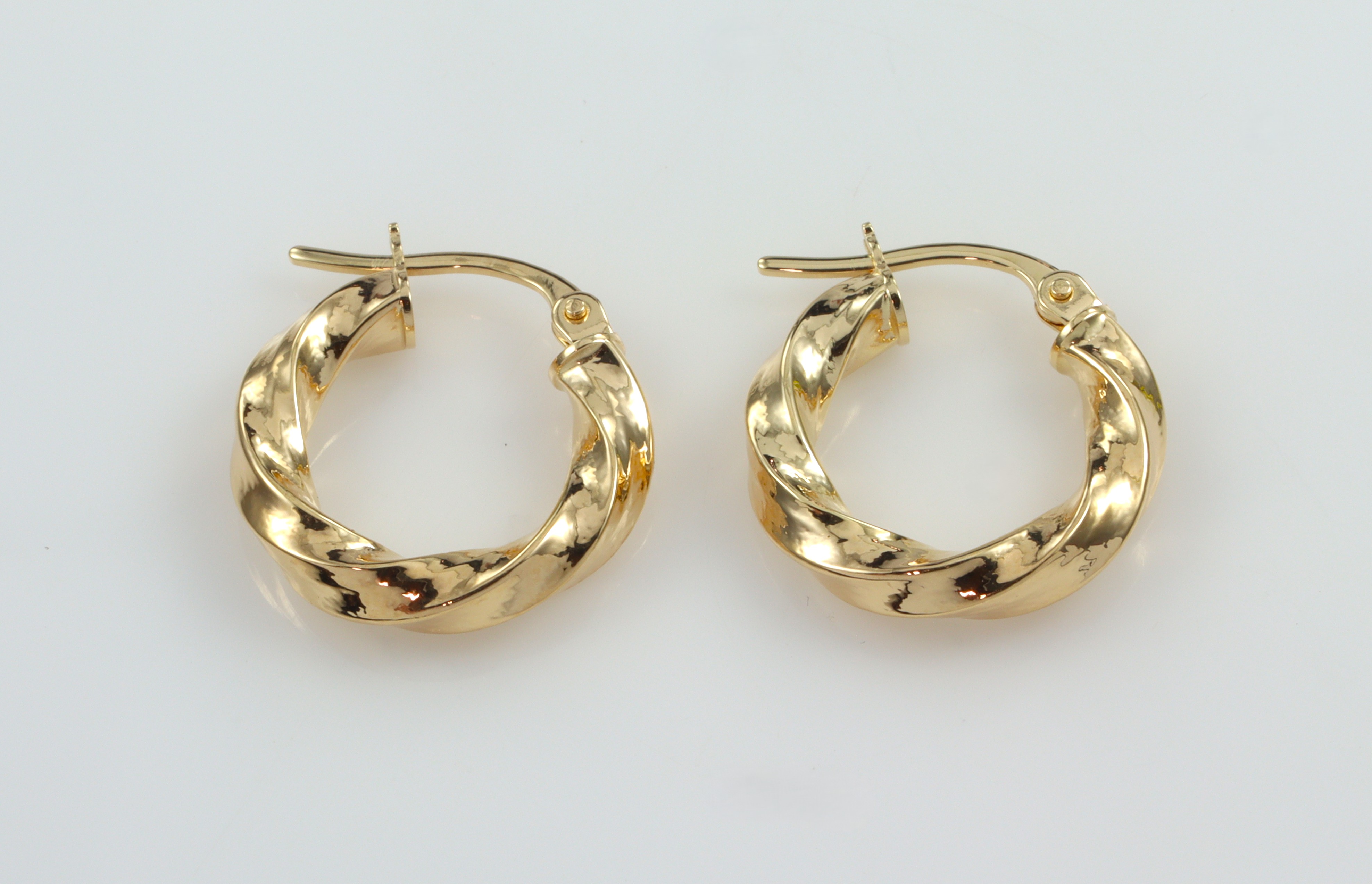 9ct Gold Hoop Earrings_0