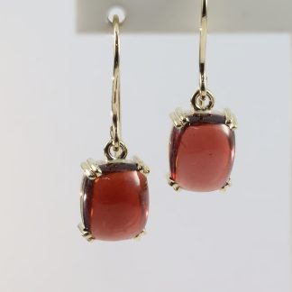 9ct Garnet Hook Earrings_0