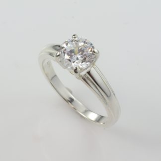 Stg/silver CZ Ring_0