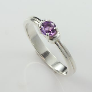 Stg/silver Amethyst Ring_0