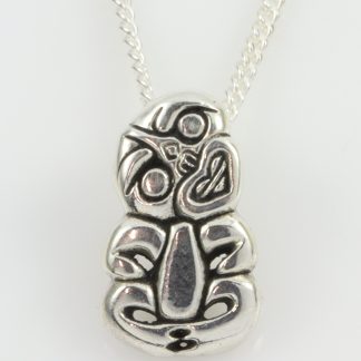 Stg/silver Tiki Pendant_0