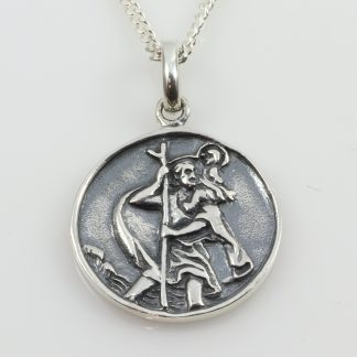Stg/silver St Christopher_0