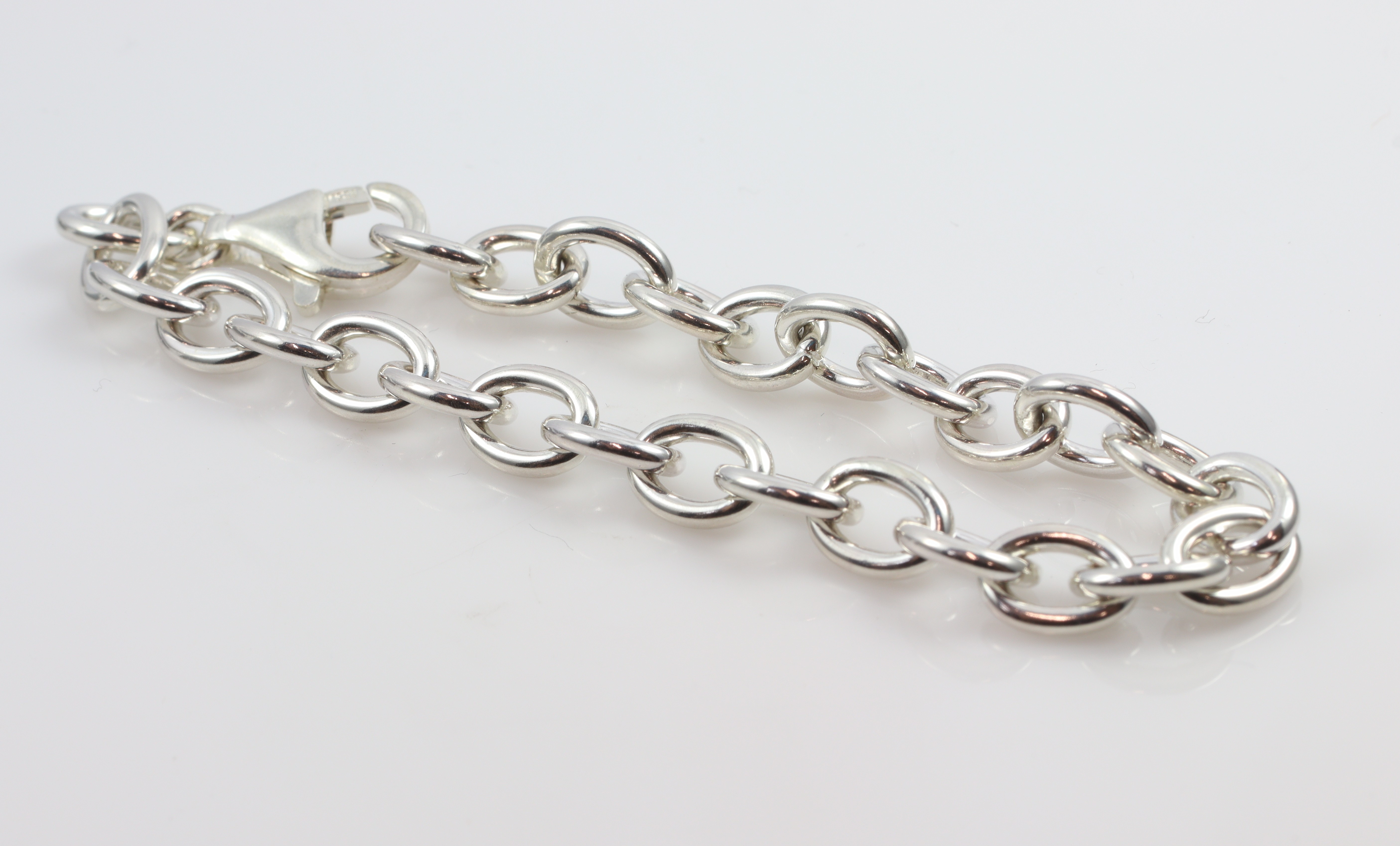 Stg Handmade 19cm Oval Link Bracelet_0