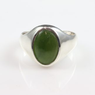 Stg/silver Greenstone Ring_0