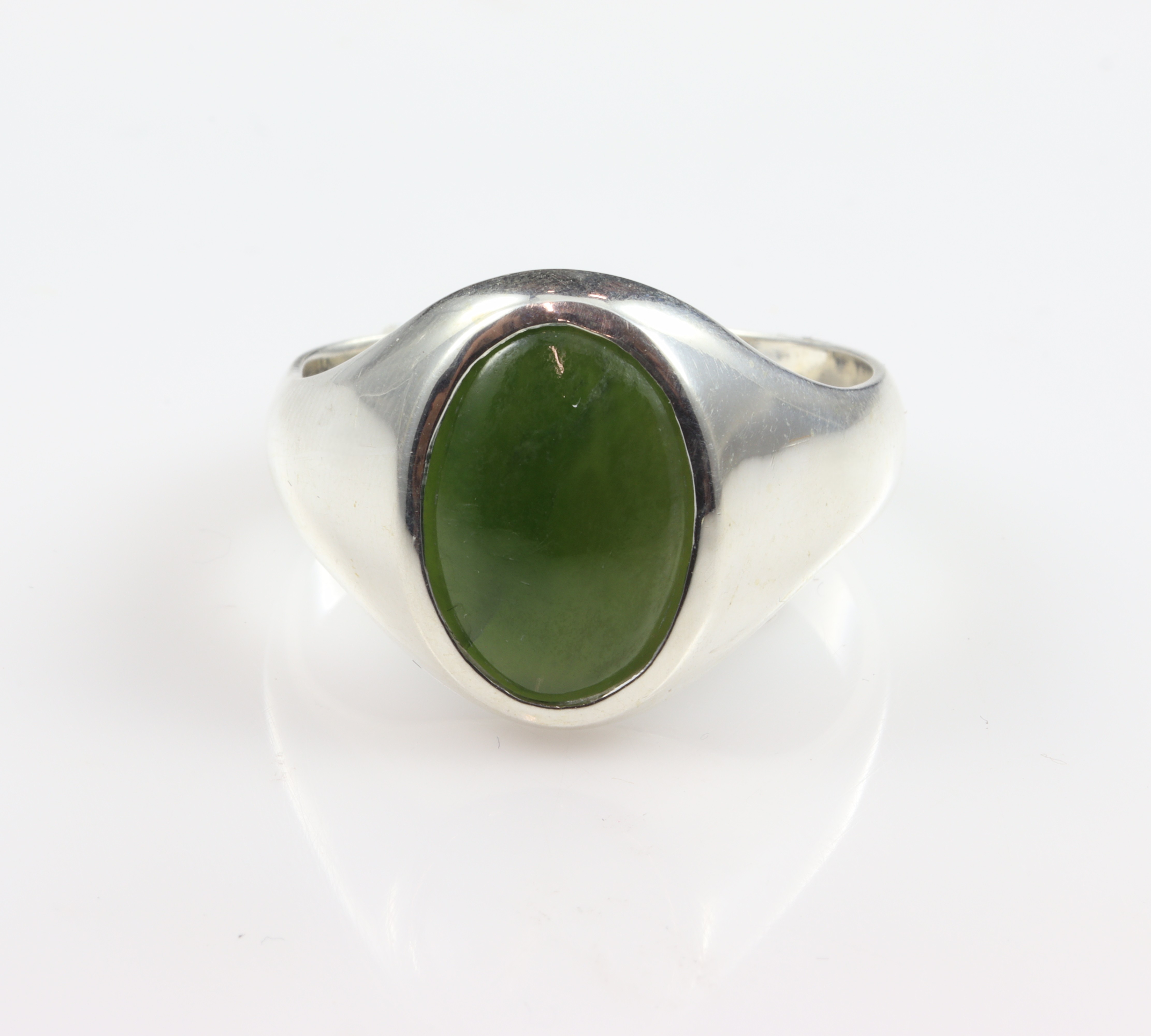 Stg/silver Greenstone Ring_0