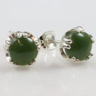 Stg/silver Greenstone Studs_0