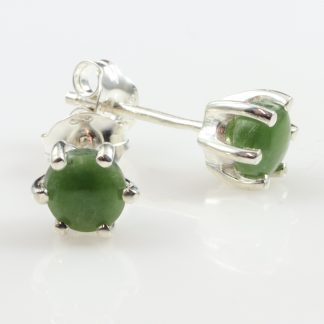 Stg/silver Greenstone Earrings_0
