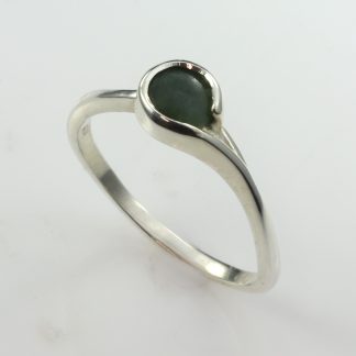 Stg/silver Greenstone Ring_0