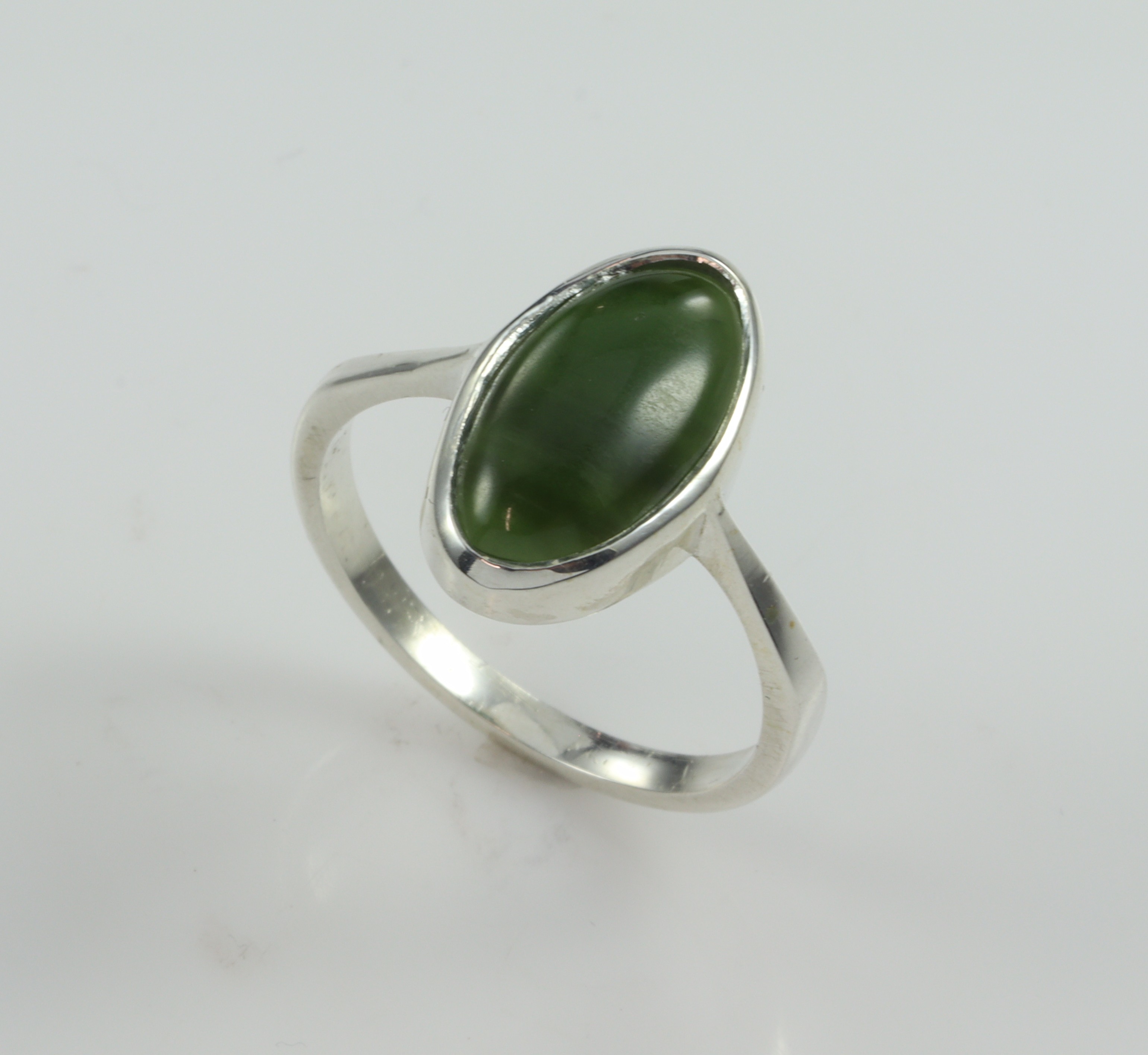 Stg/silver Greenstone Ring_0